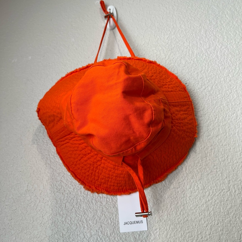 NWT Jacquemus Orange Bucket Hat, OS - Picture 3 of 6